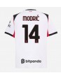 AC Milan Luka Modric #14 Replika Borta Kläder 2025-26 Kortärmad
